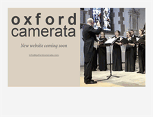 Tablet Screenshot of oxfordcamerata.com